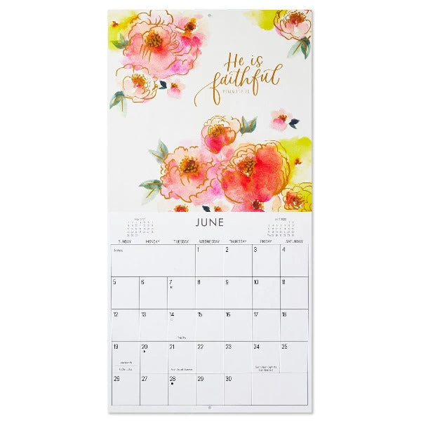 Hallmark His Love Goes On Forever Religious 2022 Wall Calendar, 12-Month - Image 3