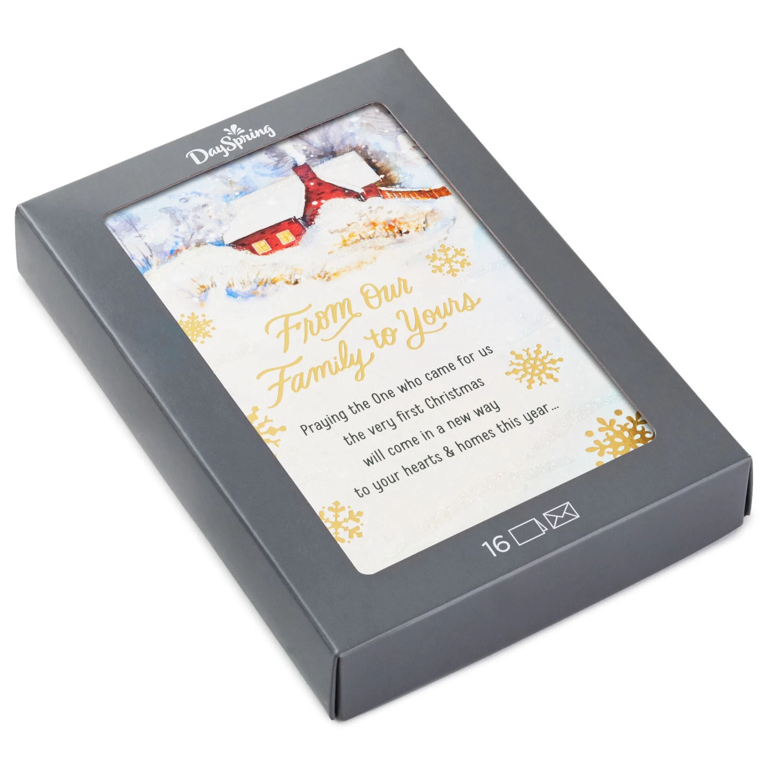 Hallmark God's Blessings Religious Boxed Christmas Cards, Pack Of 16