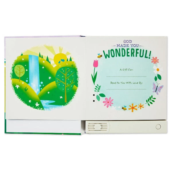 Hallmark God Made You Wonderful Recordable Storybook - Image 2