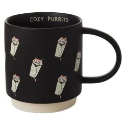 Hallmark Cat Burrito Funny Mug, 16 Oz