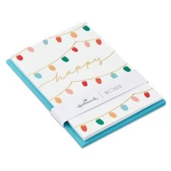Hallmark Strings Of Christmas Lights Packaged Christmas Cards, Set Of 5