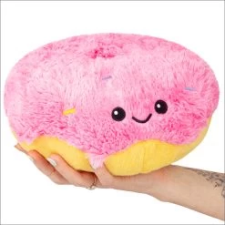 Pink Donut 7" Squishable Stuffed Plush