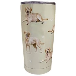 Yellow Lab Stainless Steel 16 Oz. Tumbler