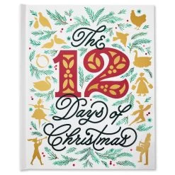 Hallmark The 12 Days Of Christmas Large Pop-Up Book With Sound