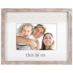 Malden This Is Us Rustic Border 4"x6" Photo Frame
