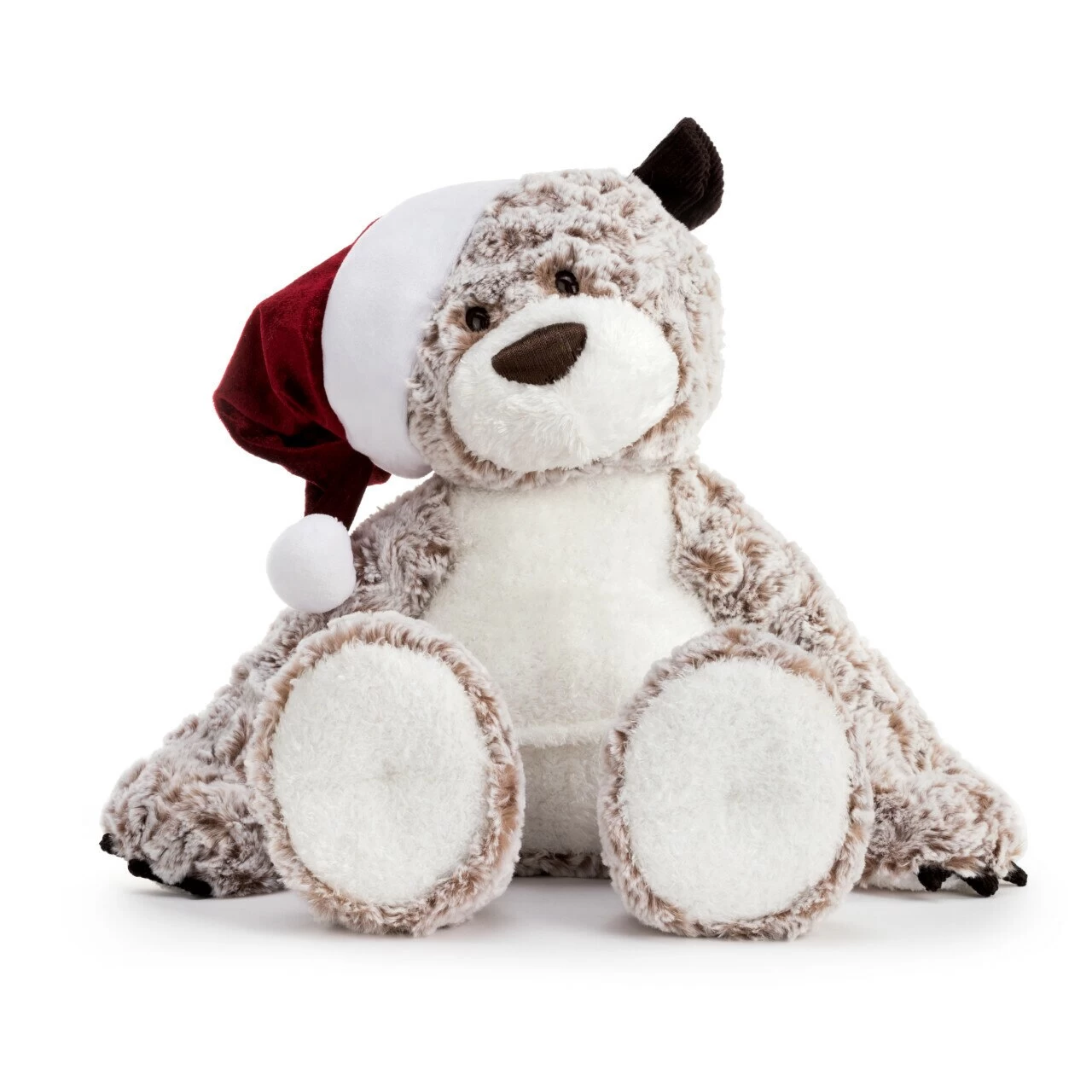 Giving Plush 16" Teddy Bear With Santa Hat By Demdaco Giving Collection - Image 2