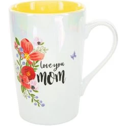 Love You Mom Iridescent Latte Mug 15 Oz.