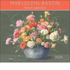 Marjolein Bastin Nature's Inspiration 2024 Deluxe Wall Calendar With Print