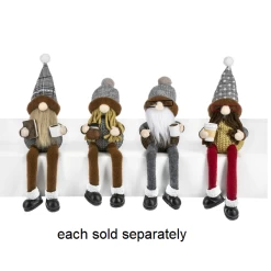 Dangle Leg Coffee Gnome Shelf Sitter