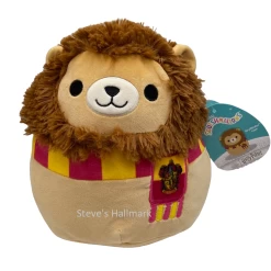 Squishmallow Harry Potter Gryffindor Lion 8" Stuffed Plush By Kelly Toy