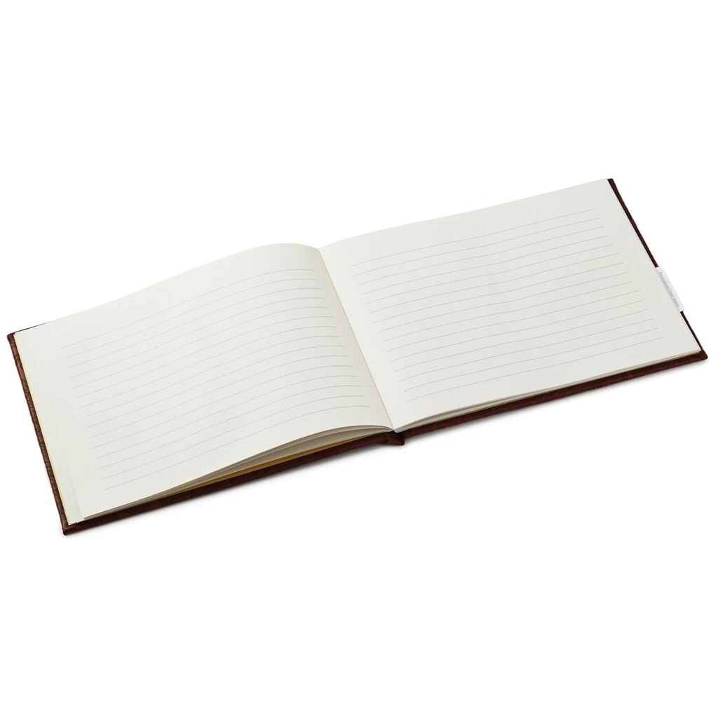 Hallmark Leather Paisley Blessings Guest Book - Image 3