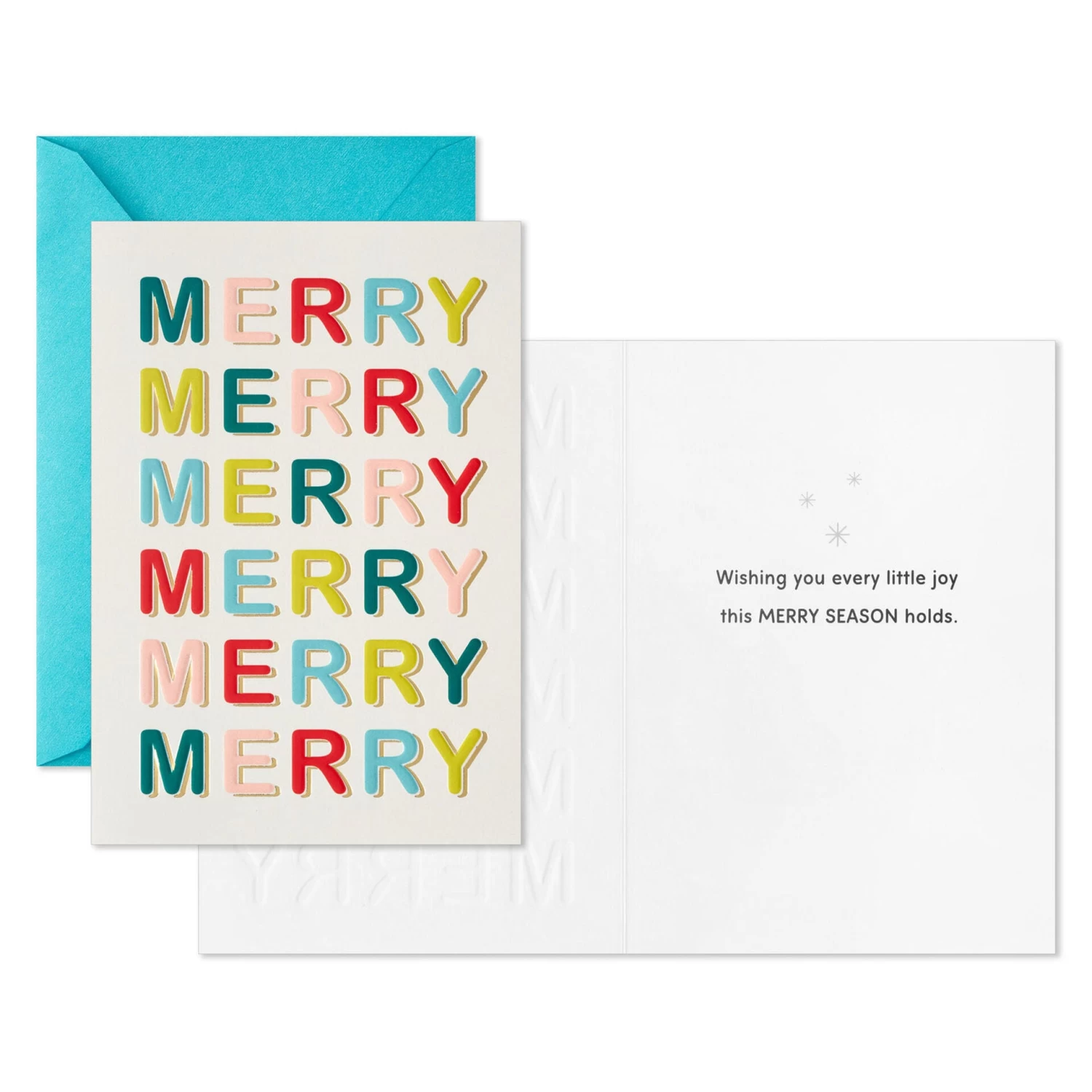 Hallmark Multicolor Merry Boxed Christmas Cards, Pack Of 16 - Image 2