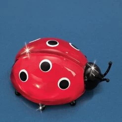 Little Red Ladybug Glass Figurine