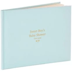 Hallmark Sweet Boy's Baby Shower Guest Book