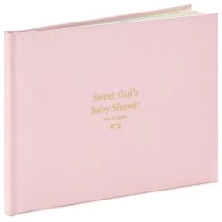 Hallmark Sweet Girl's Baby Shower Guest Book