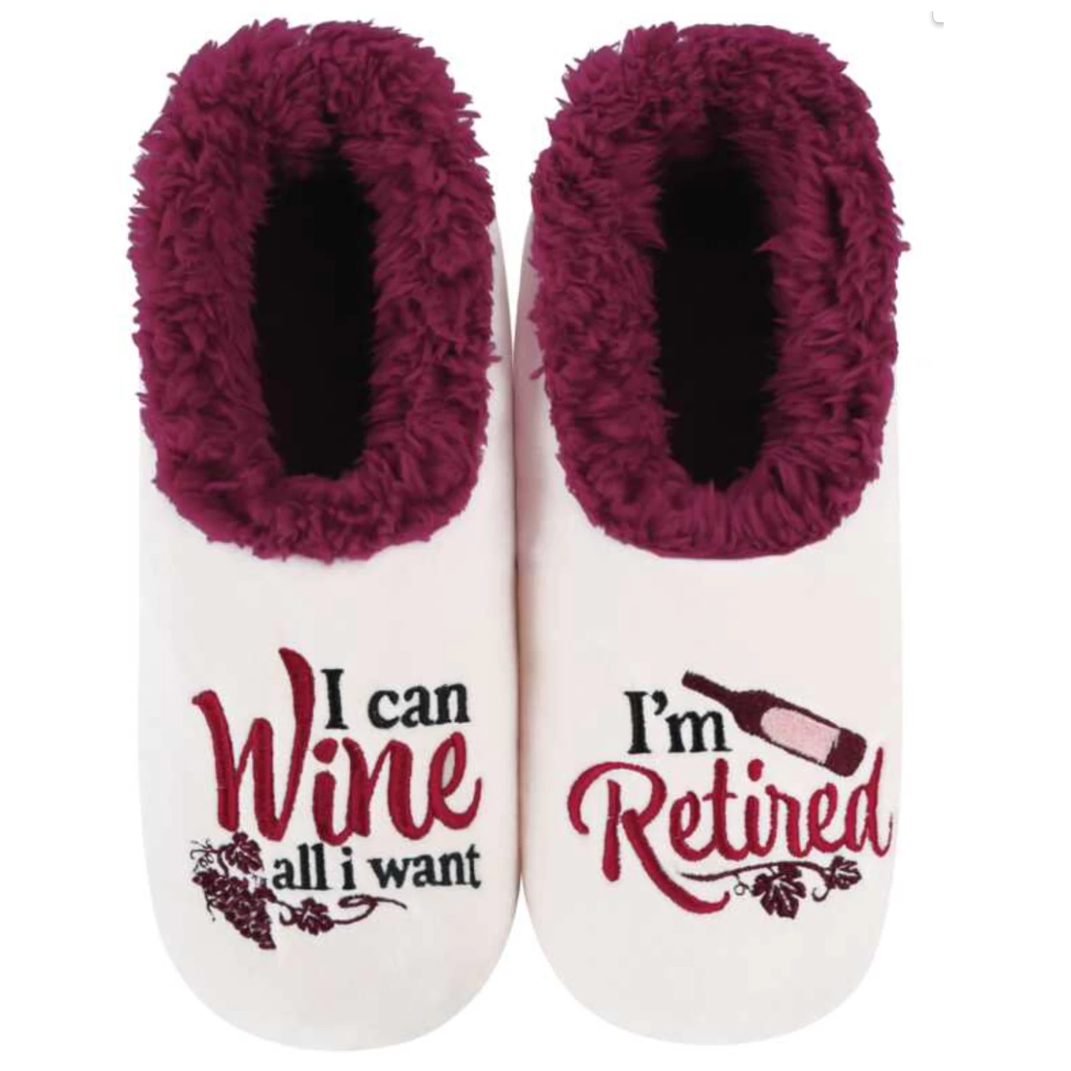 Women's Simply Pairables Cozy Snoozies® I Am Retired I Can Wine All I Want